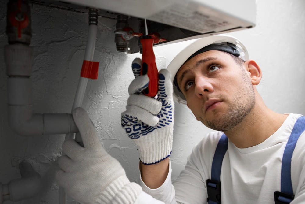 worker-repairing-water-heater worker-repairing-water-heater